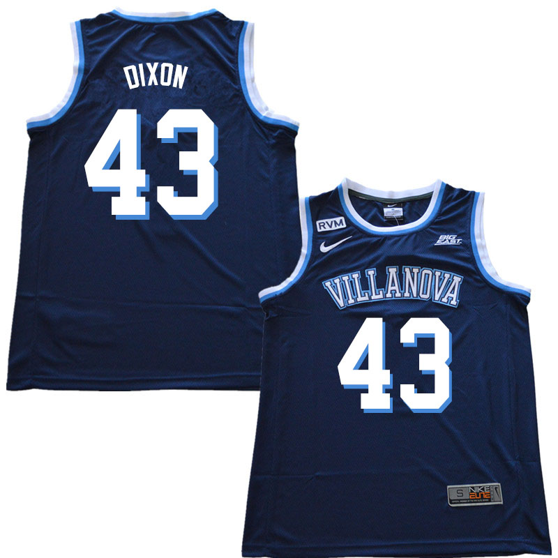 2019 Men #43 Eric Dixon Villanova Wildcats College Basketball Jerseys Sale-Navy - Click Image to Close